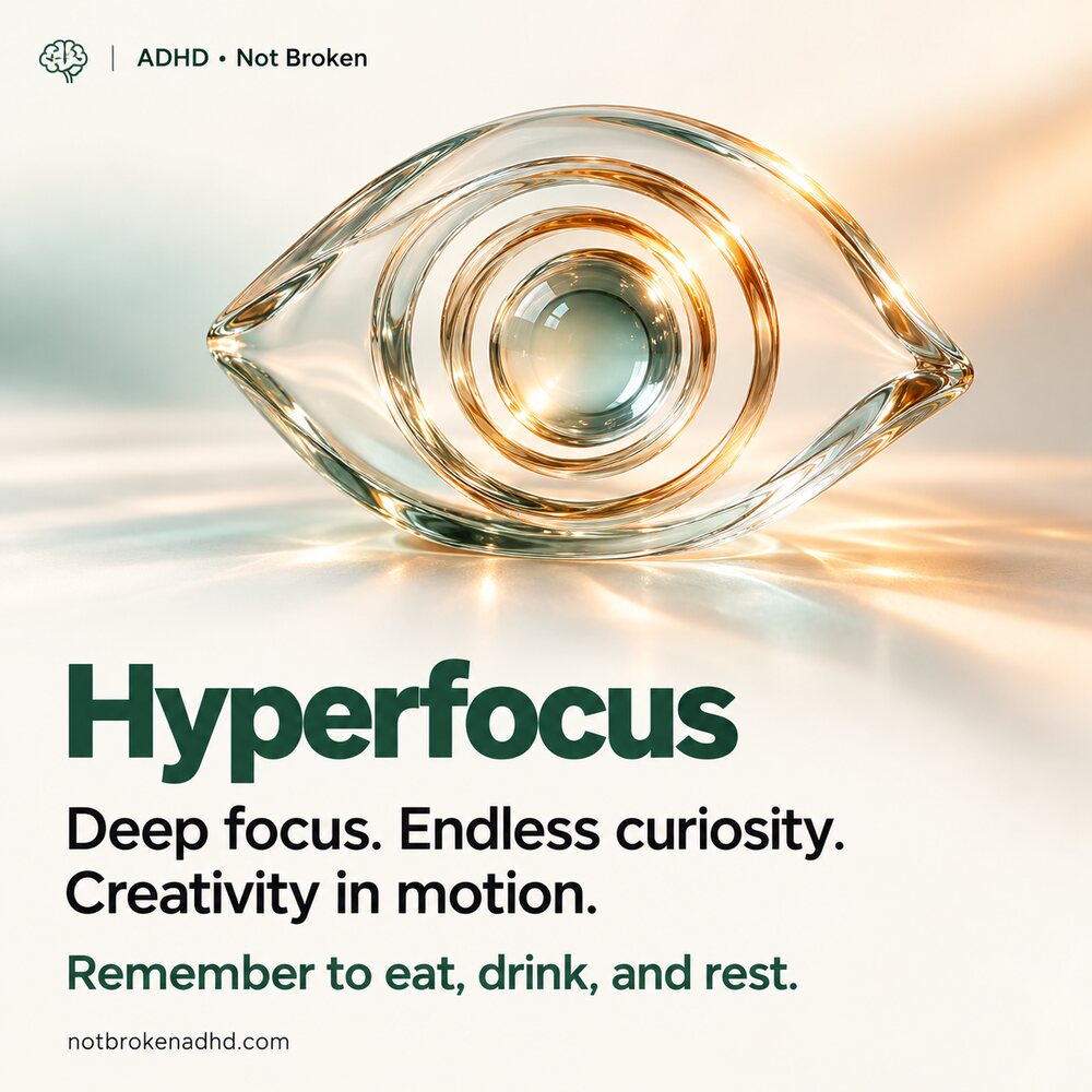 Illustrated ADHD reminder