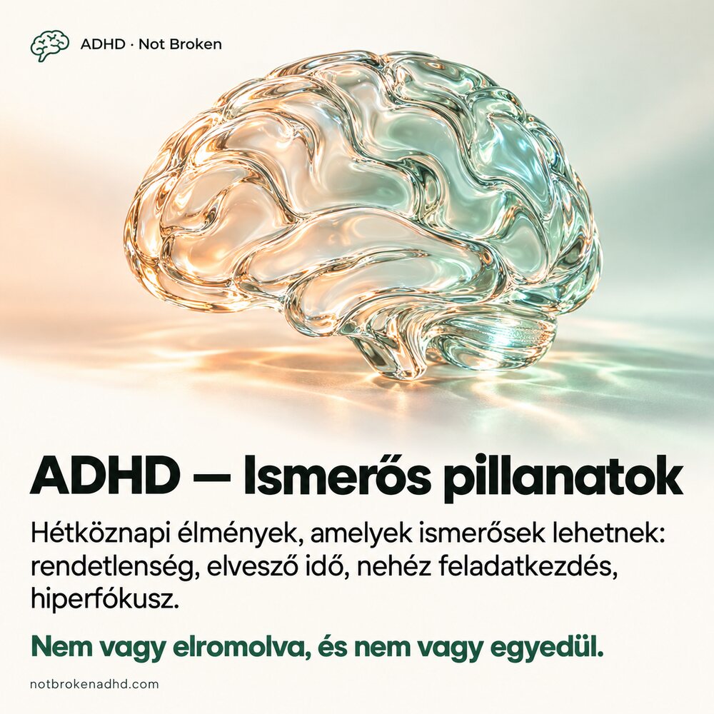 Illusztrált ADHD-emlékeztető